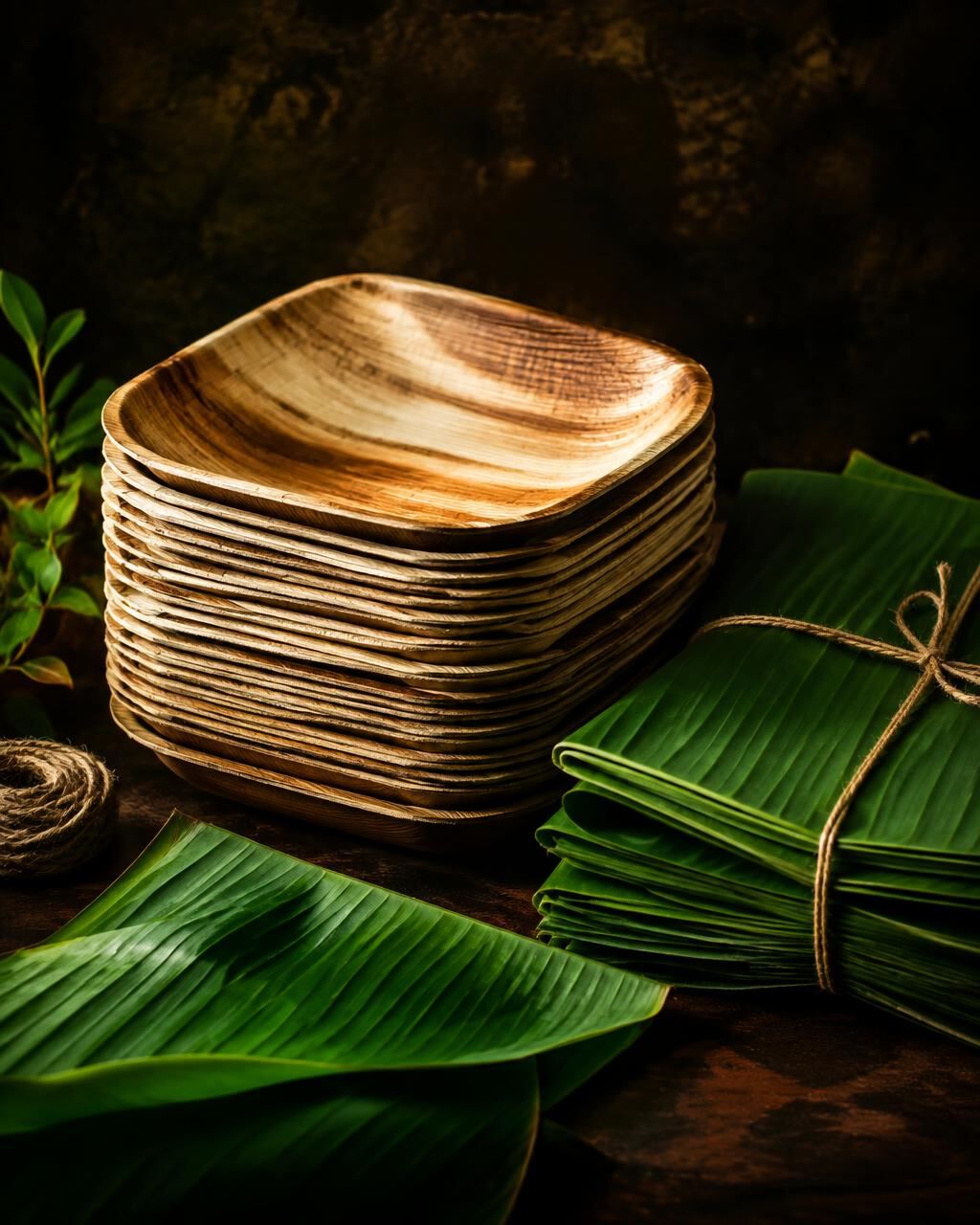 Eco-friendly leaf plates
